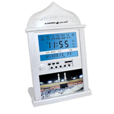 Azan Calendar Muslim Prayer Wall Clock Alarm with LCD Display Home Decoration Table Clocks for Bedroom Living Room  Adomoo